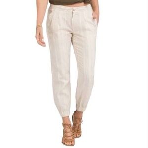 PrAna Beige Hemp Blend Joggers size 10